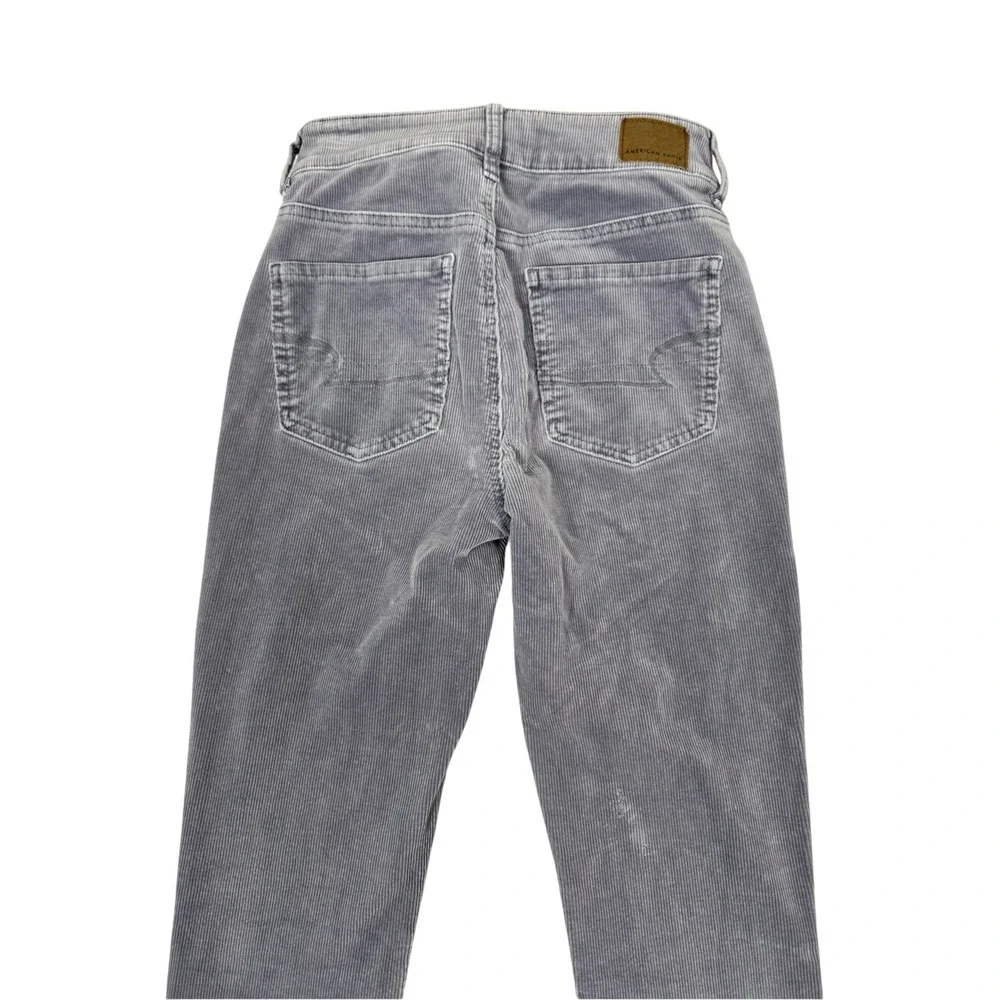 American Eagle Lavender Corduroy High‎ Rise Skinny Jeans 2 Button